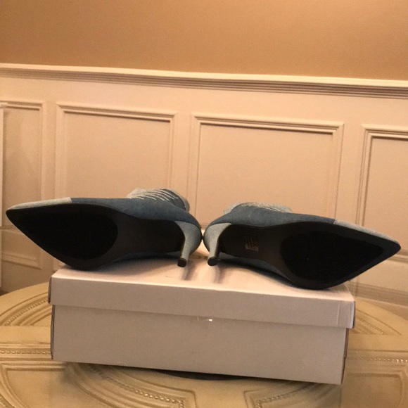 Cape Robbin Sz 6 Medium Wash Denim Bootie - Picture 5 of 8